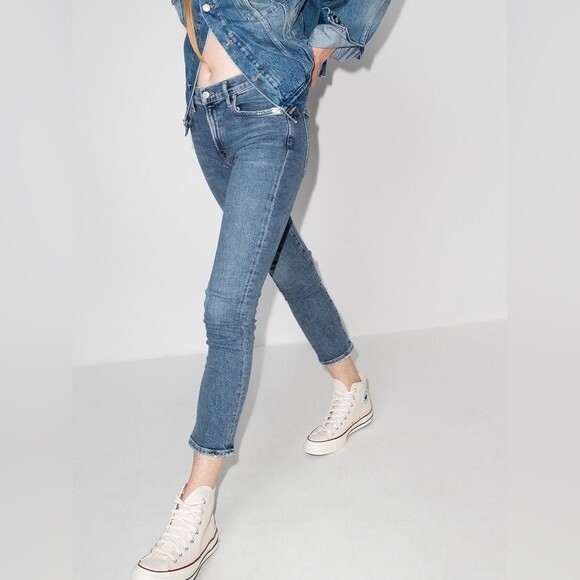 AGOLDE Toni High Rise Straight Jeans in Obscure 29 NWOT - Picture 12 of 12